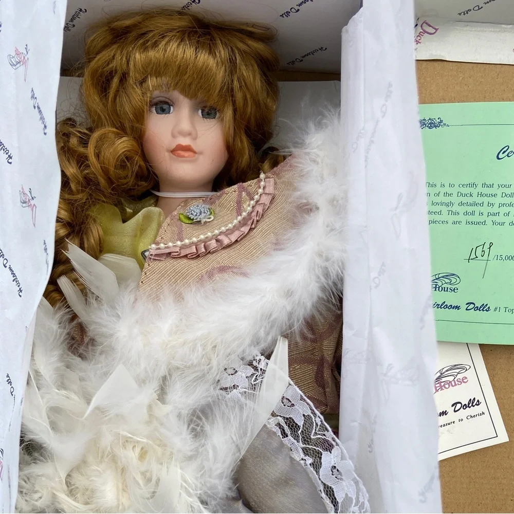 NWOT Meet “Jasmine” She’s StrawberryBlond,HazelEyes, PorcelainSkin,StunningDoll🎄